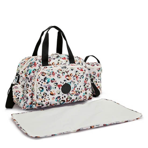 Kipling Camama Printed Diaper Bags White | USA-09GKUZ