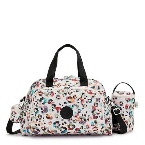 Kipling Camama Printed Diaper Bags White | USA-09GKUZ