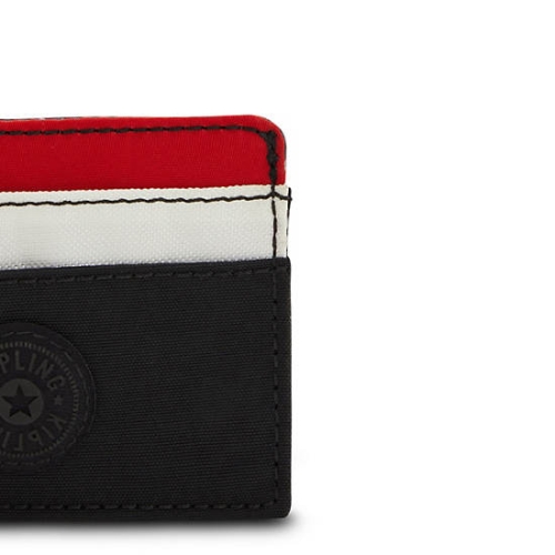 Kipling Cardy Card Holder Pouches Black Red | USA-21PKEJ