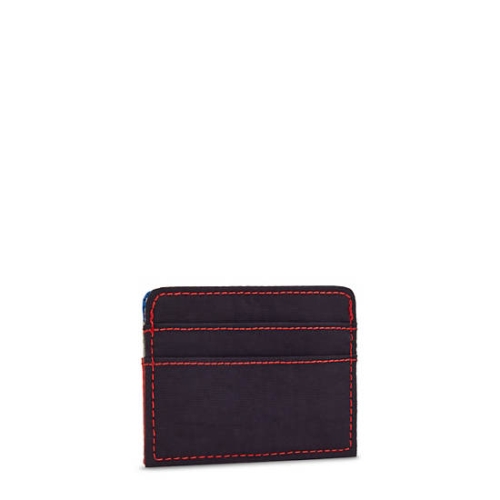 Kipling Cardy Card Holder Pouches Blue Red | USA-13ELUM