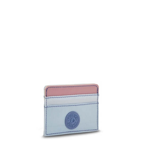 Kipling Cardy Card Holder Pouches Light Blue Pink | USA-34NAOQ