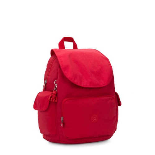 Kipling City Pack Backpacks Red Dark Red | USA-48IDKX