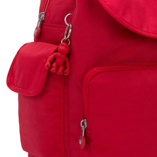 Kipling City Pack Backpacks Red Dark Red | USA-48IDKX