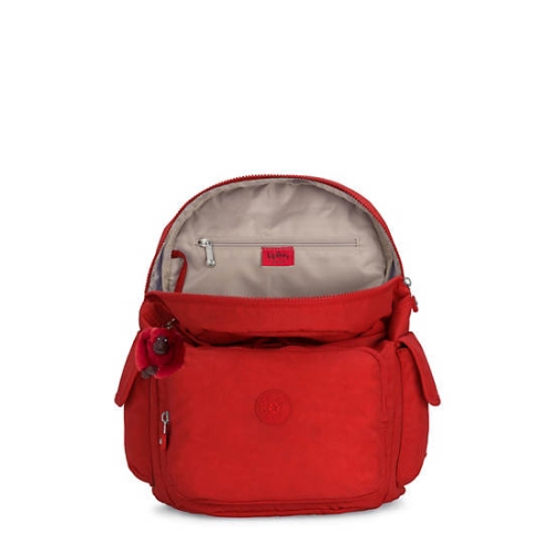 Kipling City Pack Backpacks Red Pink | USA-69NQZK