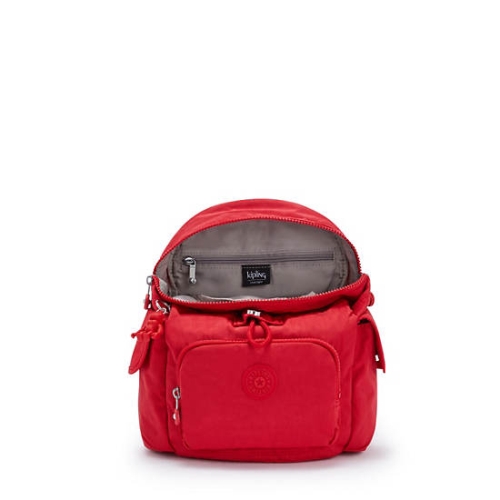 Kipling City Pack Mini Backpacks Red | USA-98HLZD