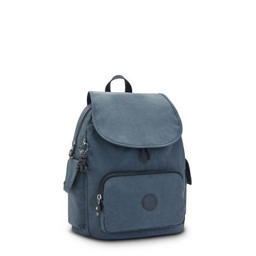 Kipling City Pack Small Backpacks Navy Grey | USA-47WGDT