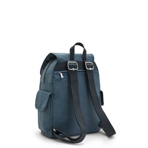 Kipling City Pack Small Backpacks Navy Grey | USA-47WGDT