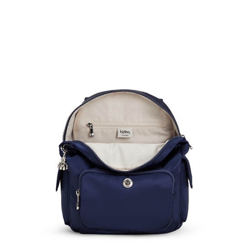 Kipling City Pack Small Classic Backpacks Blue | USA-23WBUG