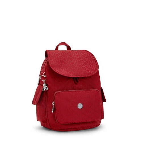 Kipling City Pack Small Classic Backpacks Red | USA-93QPCO