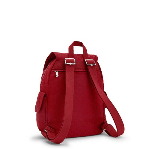 Kipling City Pack Small Classic Backpacks Red | USA-93QPCO