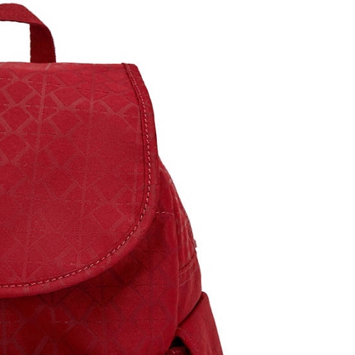 Kipling City Pack Small Classic Backpacks Red | USA-93QPCO