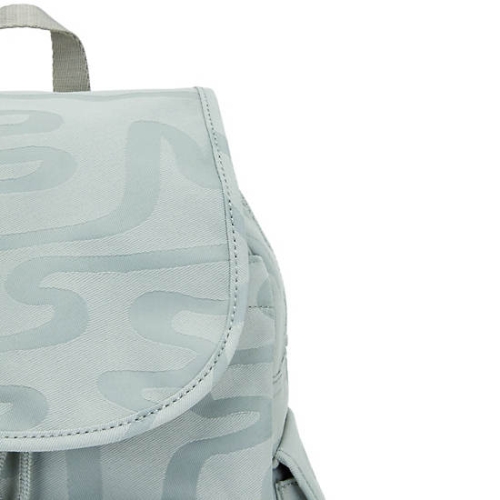 Kipling City Pack Small Classic Printed Backpacks Turquoise | USA-79HUTV