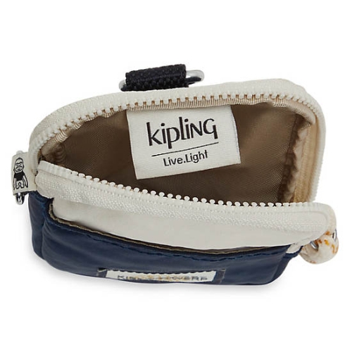 Kipling Clark Neck Pouch Handbags Beige Blue | USA-72YVON