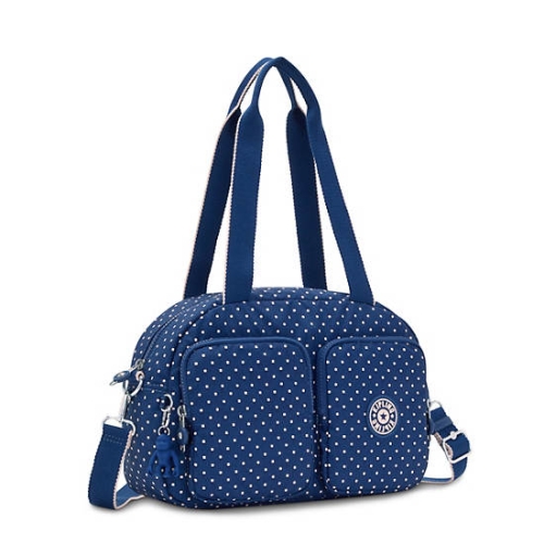 Kipling Cool Defea Classic Printed Shoulder Bags Blue | USA-70UIDT