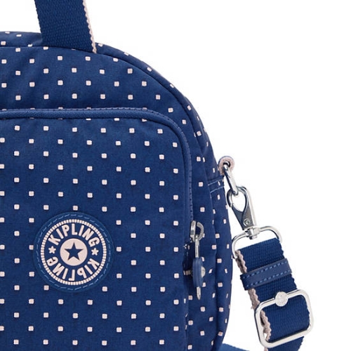 Kipling Cool Defea Classic Printed Shoulder Bags Blue | USA-70UIDT