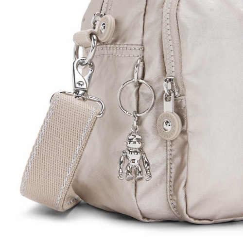 Kipling Cool Defea Metallic Shoulder Bags Beige | USA-12MLBD