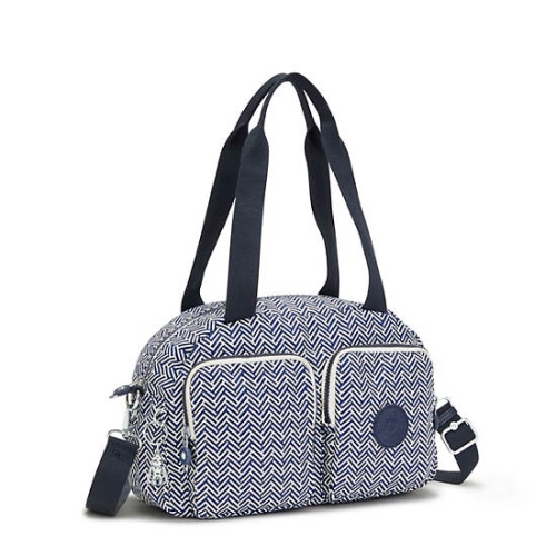 Kipling Cool Defea Printed Shoulder Bags Grey | USA-37HKNW