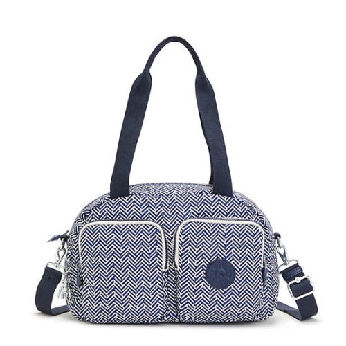 Kipling Cool Defea Printed Shoulder Bags Grey | USA-37HKNW