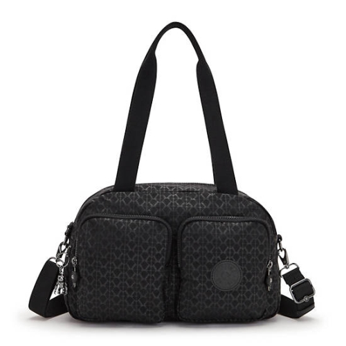 Kipling Cool Defea Printed Shoulder Bags Black | USA-69LWDF