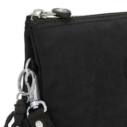 Kipling Creativity Extra Large Classic Wristlet Handbags Black | USA-89FKXV