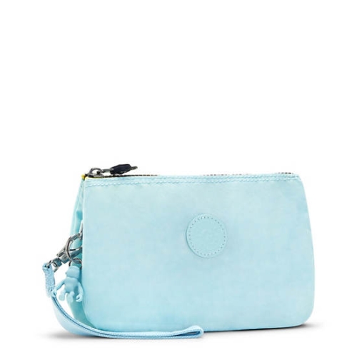 Kipling Creativity Extra Large Fashion Wristlet Handbags Blue | USA-16QPUG