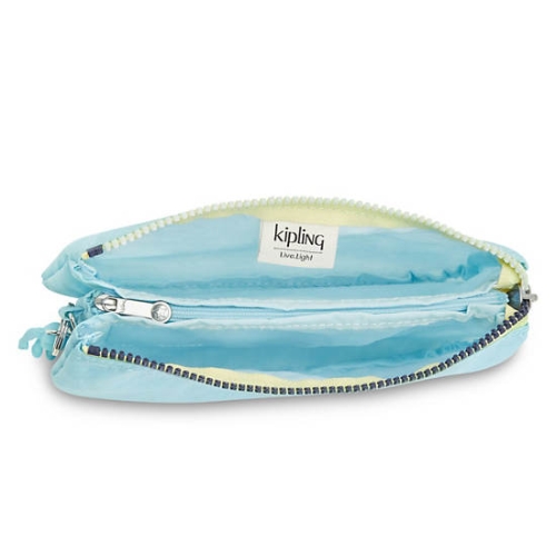 Kipling Creativity Extra Large Fashion Wristlet Handbags Blue | USA-16QPUG