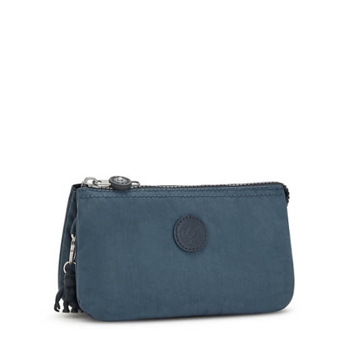 Kipling Creativity Large Pouches Navy Grey | USA-13CNDY