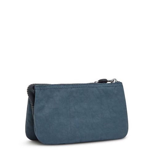 Kipling Creativity Large Pouches Navy Grey | USA-13CNDY