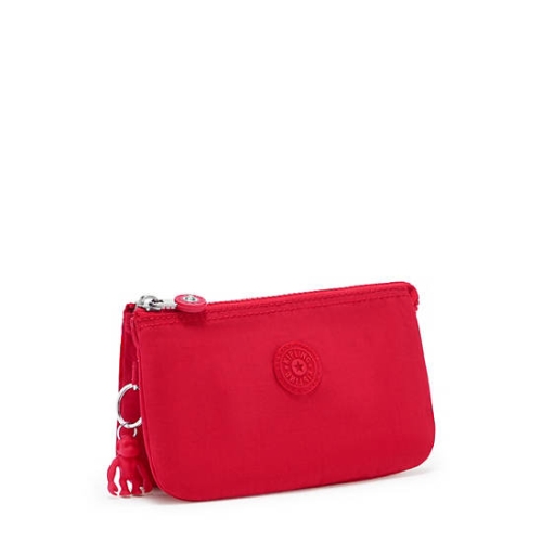 Kipling Creativity Large Pouches Red | USA-02JNFQ