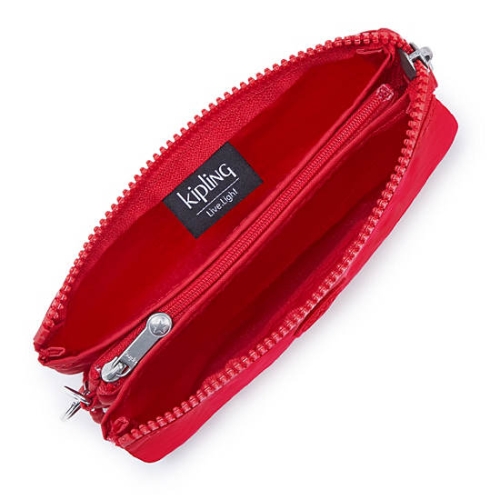 Kipling Creativity Large Pouches Red | USA-02JNFQ