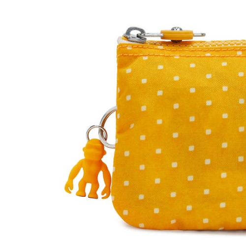 Kipling Creativity Large Printed Pouches Yellow | USA-30ZTMC