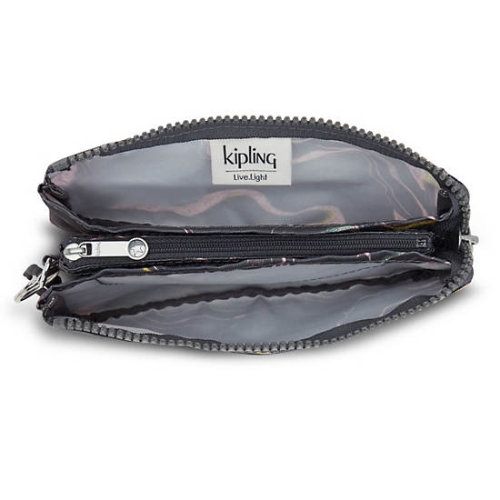 Kipling Creativity Large Printed Pouches Grey | USA-52VOXT