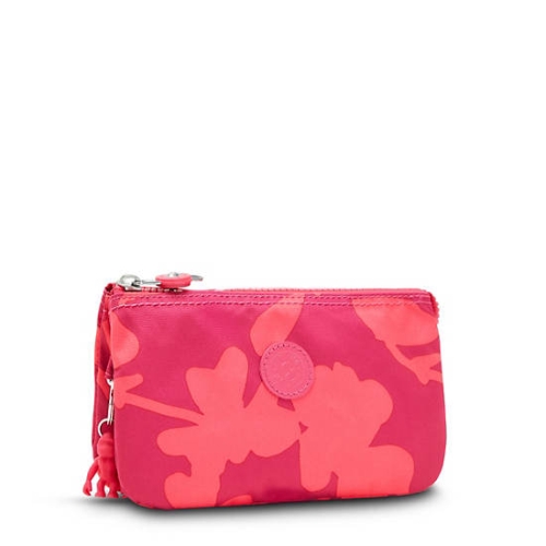 Kipling Creativity Large Printed Pouches Pink | USA-56GQZX