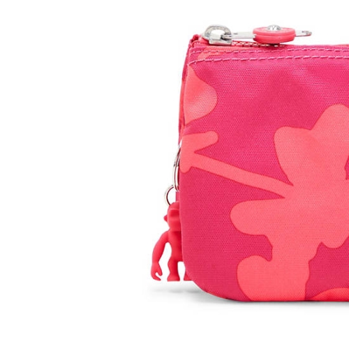 Kipling Creativity Large Printed Pouches Pink | USA-56GQZX