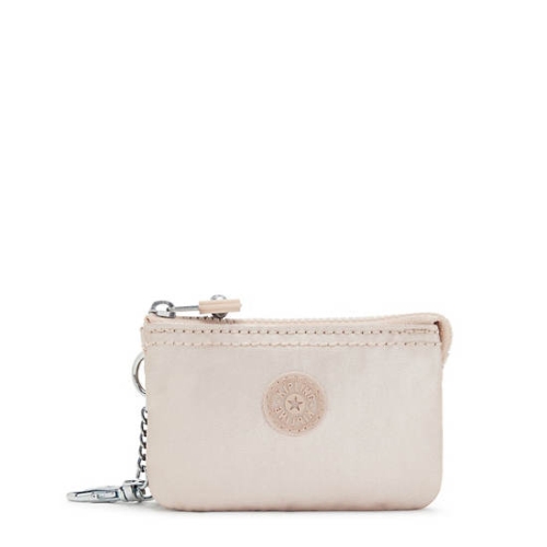 Kipling Creativity Mini Metallic Pouches White | USA-47KEIT