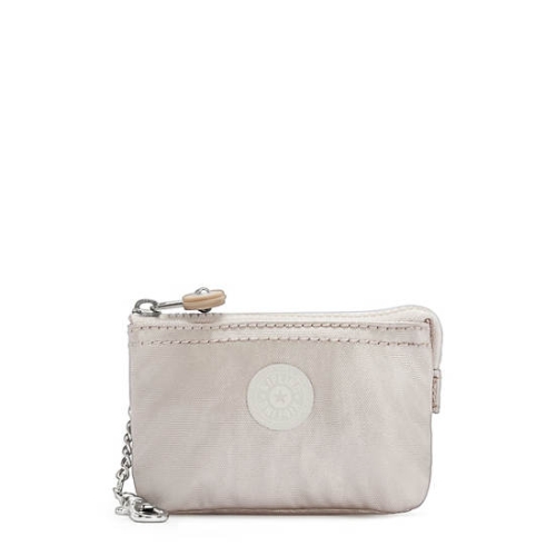 Kipling Creativity Mini Metallic Wallets Beige | USA-56REVJ