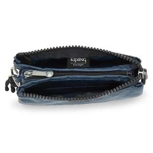 Kipling Creativity Small Pouches Navy Grey | USA-82GZBQ