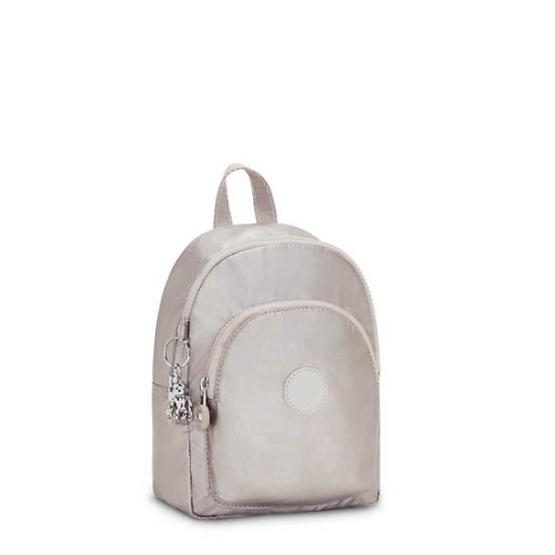 Kipling Curtis Compact Metallic Convertible Backpacks Beige | USA-74XEYQ