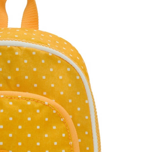 Kipling Curtis Compact Printed Convertible Backpacks Yellow | USA-23ZACM