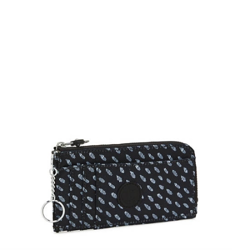 Kipling Dafni Printed Wallets Black White | USA-63EJMZ