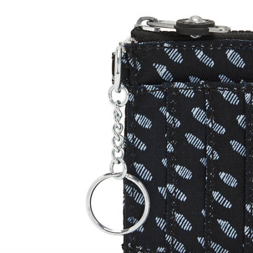 Kipling Dafni Printed Wallets Black White | USA-63EJMZ