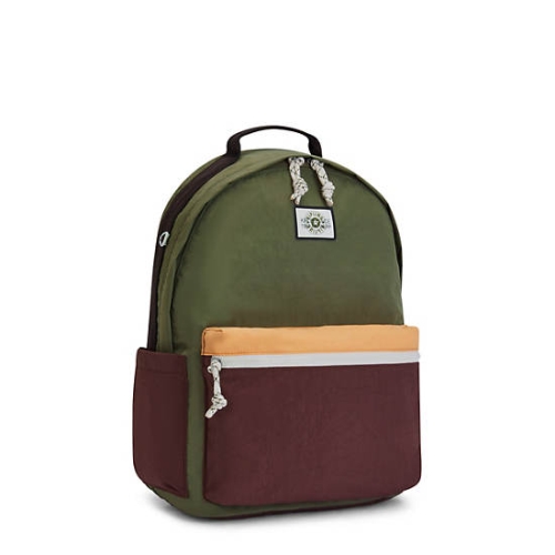 Kipling Damien Large Laptop Backpacks Olive | USA-97YTUA