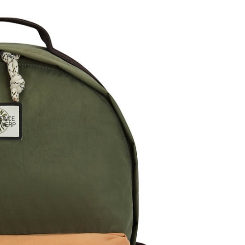 Kipling Damien Large Laptop Backpacks Olive | USA-97YTUA