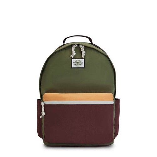 Kipling Damien Large Laptop Backpacks Olive | USA-97YTUA