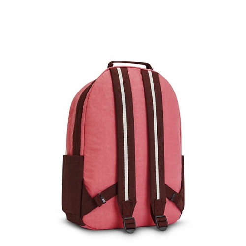 Kipling Damien Large Laptop Backpacks Pink | USA-65UZAP