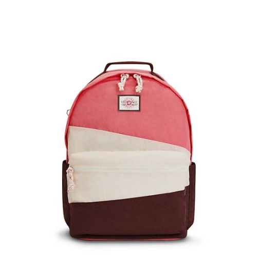 Kipling Damien Large Laptop Backpacks Pink | USA-65UZAP