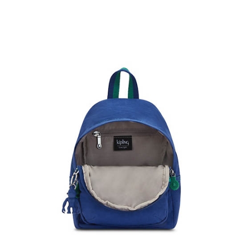 Kipling Delia Compact Convertible Backpacks Blue | USA-36PKJR