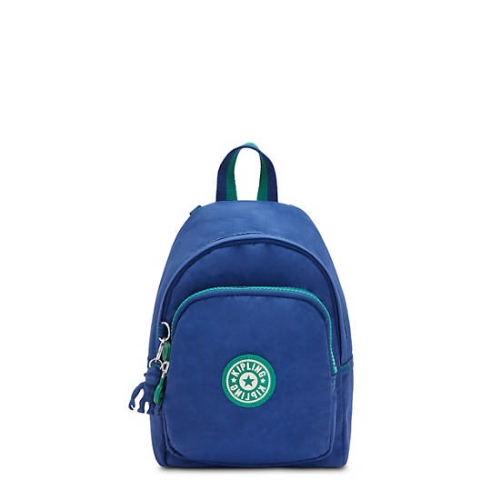 Kipling Delia Compact Convertible Backpacks Blue | USA-36PKJR