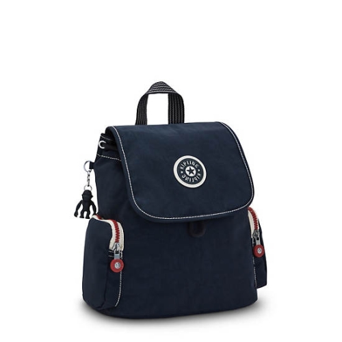 Kipling Ebba Backpacks Blue | USA-72QWZD