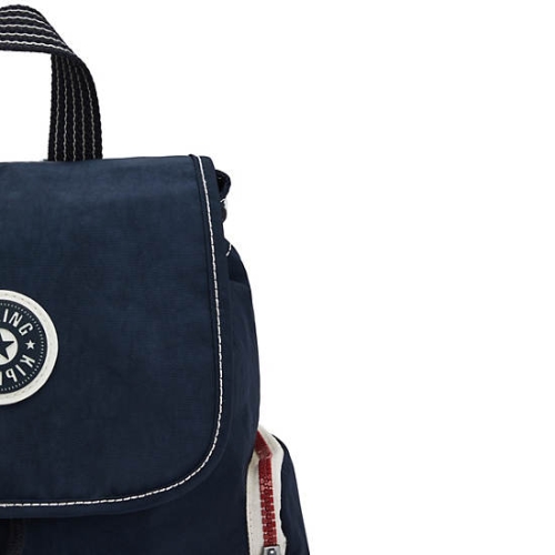 Kipling Ebba Backpacks Blue | USA-72QWZD